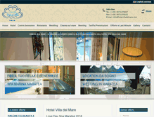 Tablet Screenshot of hotelvilladelmare.com