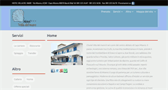 Desktop Screenshot of hotelvilladelmare.it